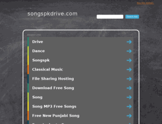 songspkdrive.com screenshot