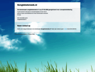 songtekstenweb.nl screenshot
