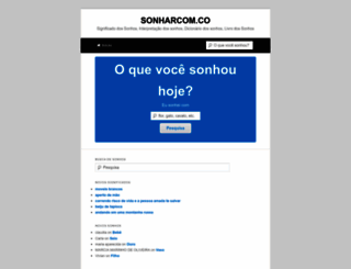 sonharcom.co screenshot