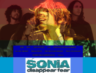 soniadisappearfear.com screenshot