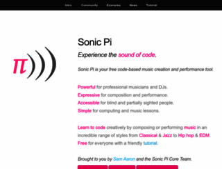 sonic-pi.net screenshot