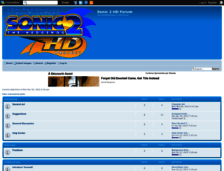 sonic2hd.forumotion.com screenshot