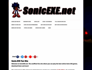 sonicexe.net screenshot