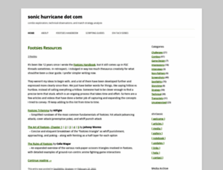 sonichurricane.com screenshot
