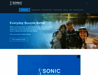 sonicinnovations.com screenshot