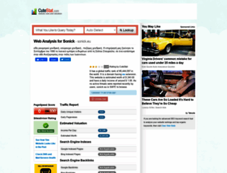 sonick.eu.cutestat.com screenshot