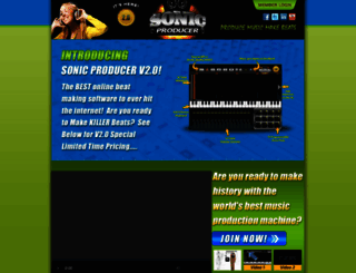 sonicproducer.com screenshot