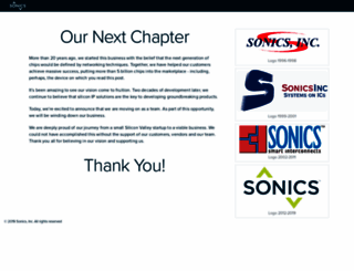 sonicsinc.com screenshot