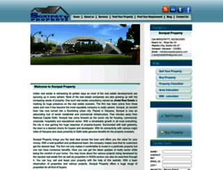 sonipatproperty.com screenshot
