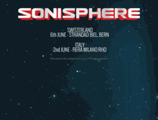 sonispherefestivals.com screenshot