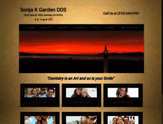 sonjagardendds.com screenshot