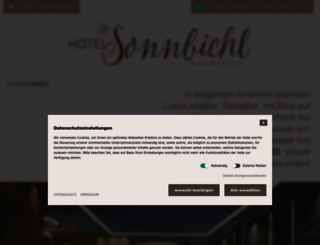 sonnbichl.it screenshot