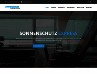 sonnenschutz-express.eu screenshot