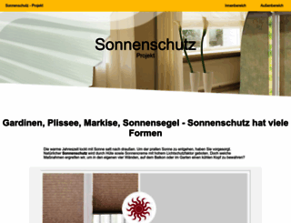 sonnenschutz-projekt.de screenshot