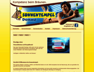 sonnentempel-dessau.de screenshot