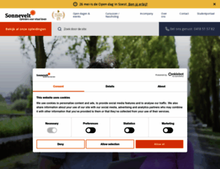 sonneveltopleidingen.nl screenshot