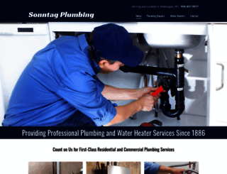 sonntagplumbing.com screenshot