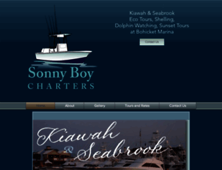 sonnyboycharters.com screenshot