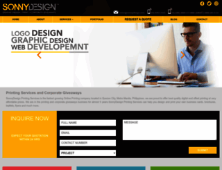 sonnydesign.com screenshot