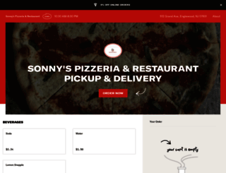 sonnyspizzeriarestaurant.com screenshot