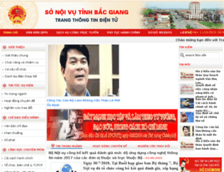 sonoivu.bacgiang.gov.vn screenshot