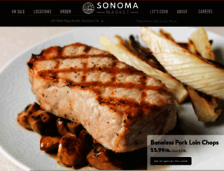 sonomamarket.net screenshot