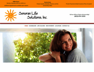 sonoranlifesolutions.com screenshot