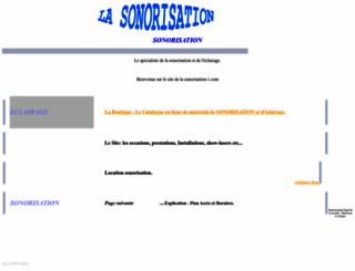 sonorisation-1.com screenshot