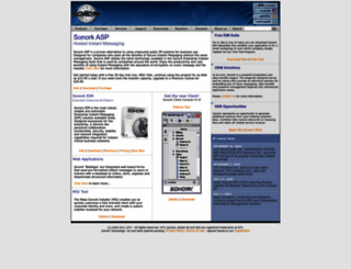 sonork.com screenshot