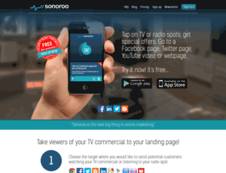 sonoroo.com screenshot