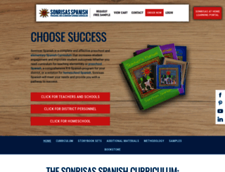 sonrisasspanishschool.com screenshot