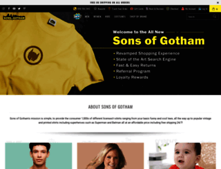 sonsofgotham.net screenshot
