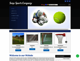 sonusportscompany.in screenshot