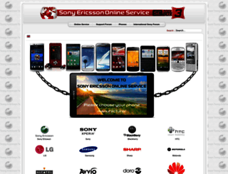 sonyericsson-service.com screenshot