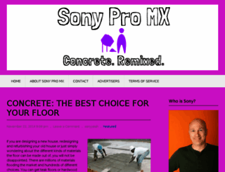 sonypro.com.mx screenshot