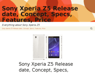 sonyxperiaz5.net screenshot