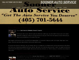 soonerautoservice.com screenshot