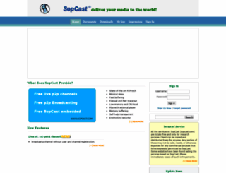 sopcast.com screenshot