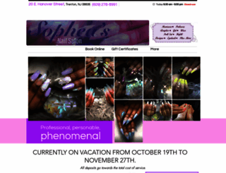 sopheasnailsalon.com screenshot