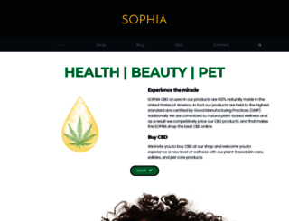 sophia-cbd.com screenshot