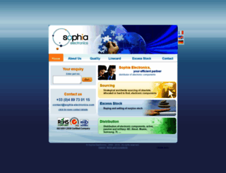 sophia-electronics.com screenshot