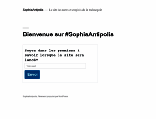 sophiaantipolis.com screenshot