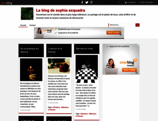 sophiaexquadra.over-blog.com screenshot