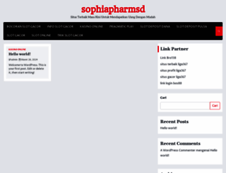 sophiapharmsd.com screenshot