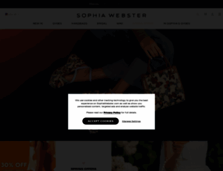 sophiawebster.com screenshot