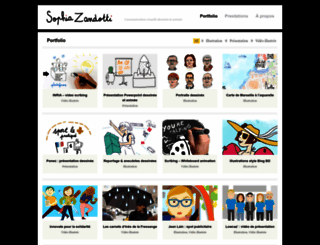 sophiazandotti.com screenshot