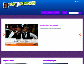 sophie-world.com screenshot