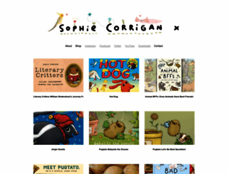 sophiecorrigan.com screenshot