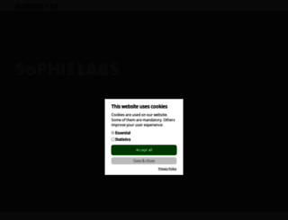 sophielabs.com screenshot