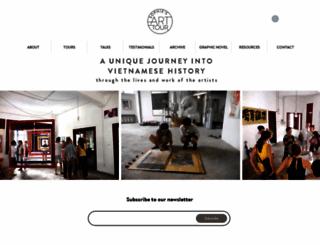 sophiesarttour.com screenshot